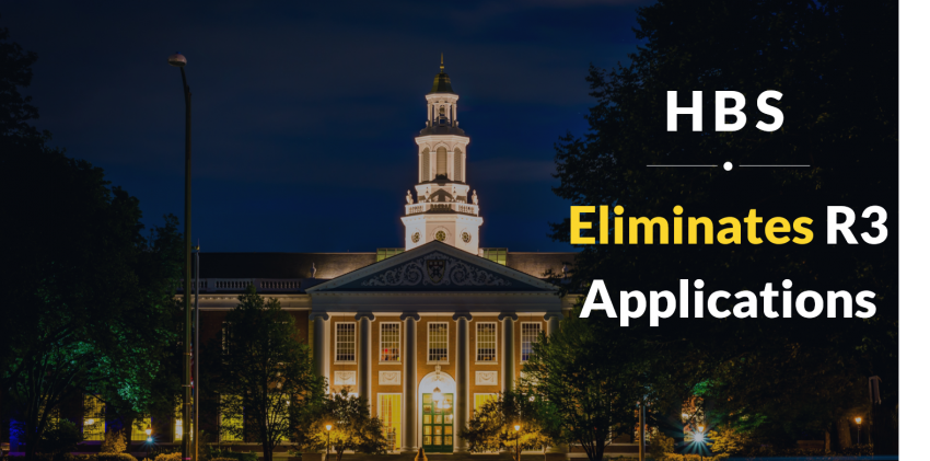 Harvard Business School (HBS) eliminates Third Round of MBA Application – R3