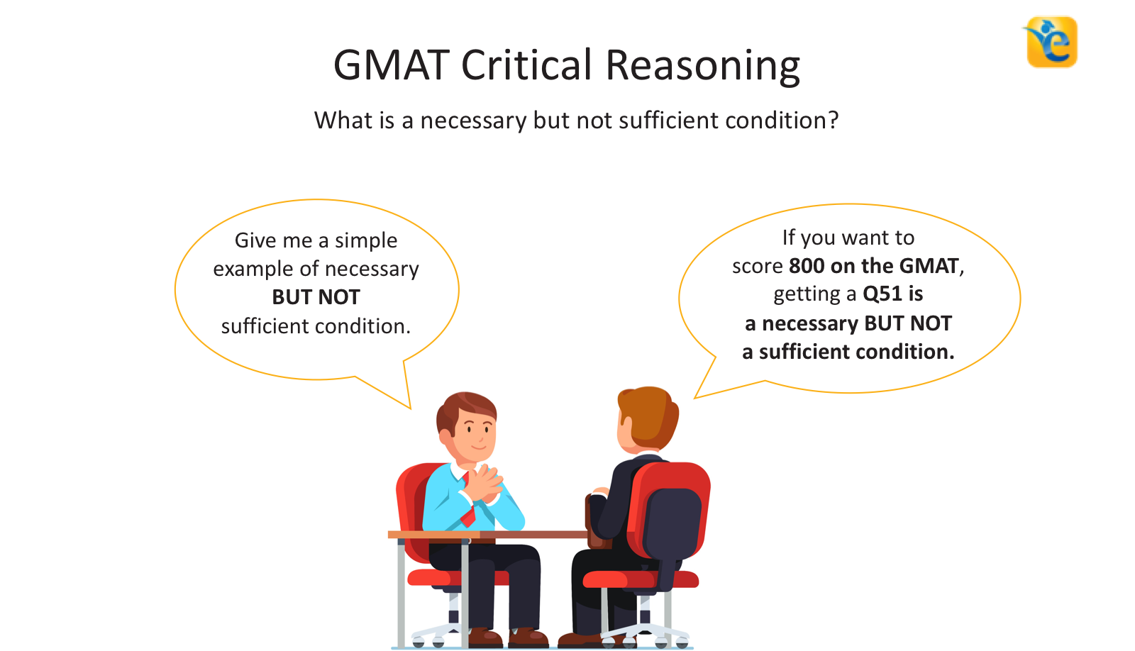 GMAT Critical Reasoning Necessary vs Sufficient Conditions e GMAT