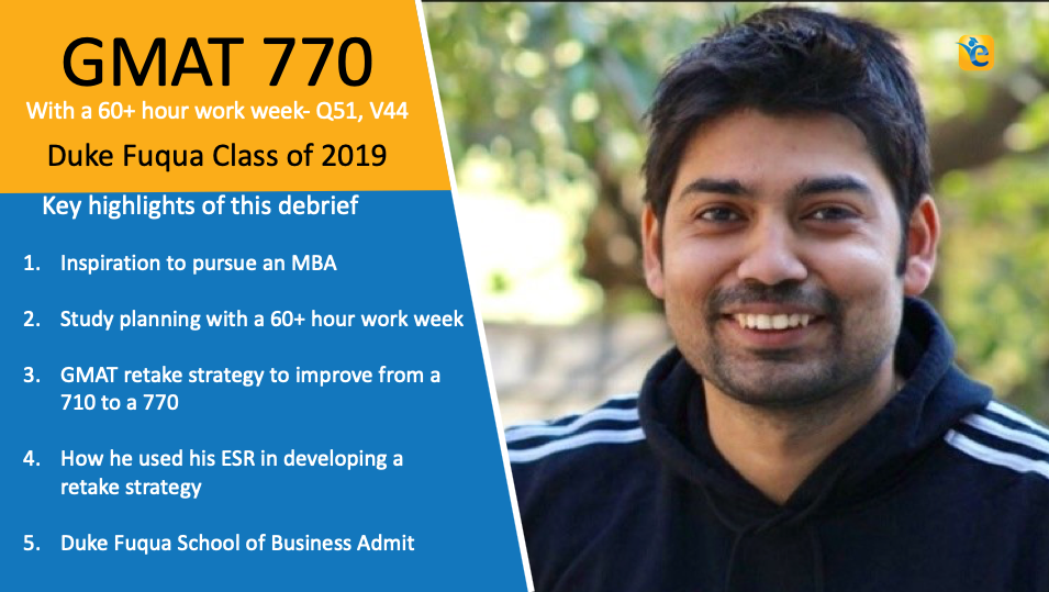 GMAT 770 Success Story – Anuj cracked GMAT with a 60+ hours Work Week