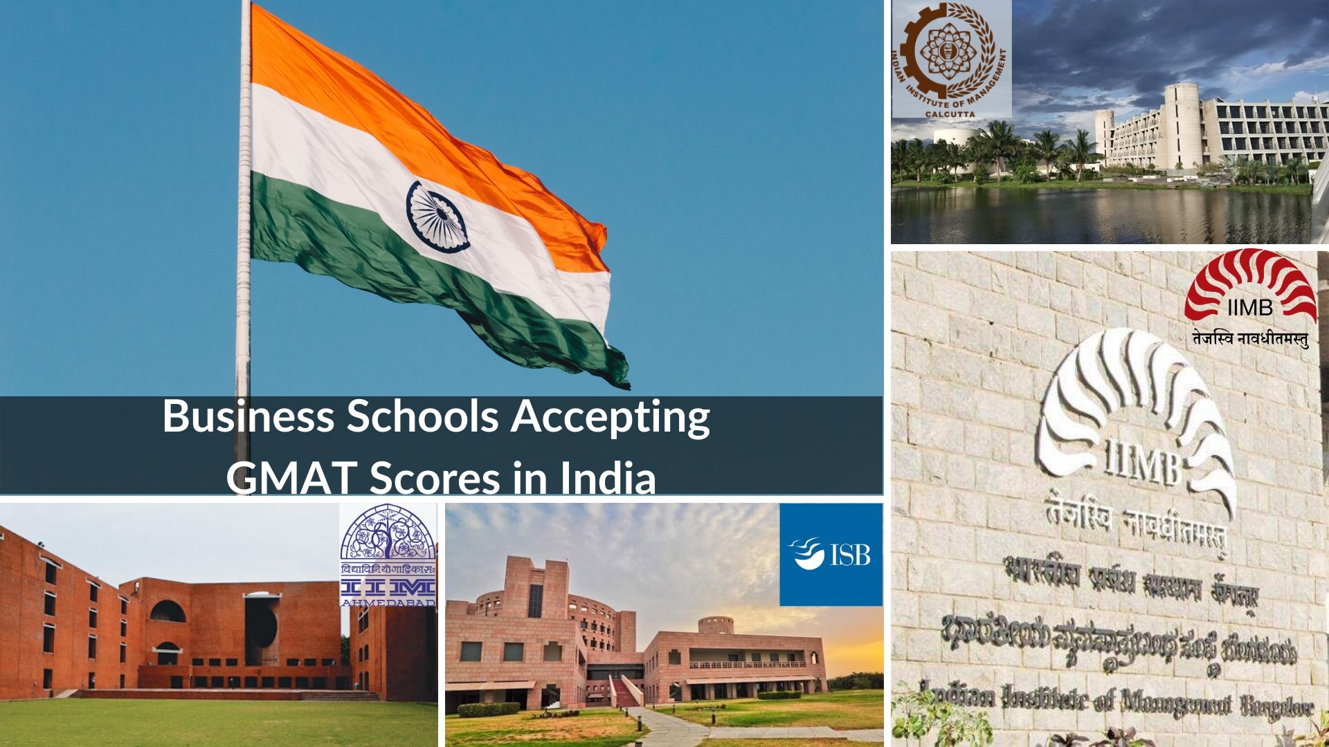 Which business schools accept GMAT scores in India?