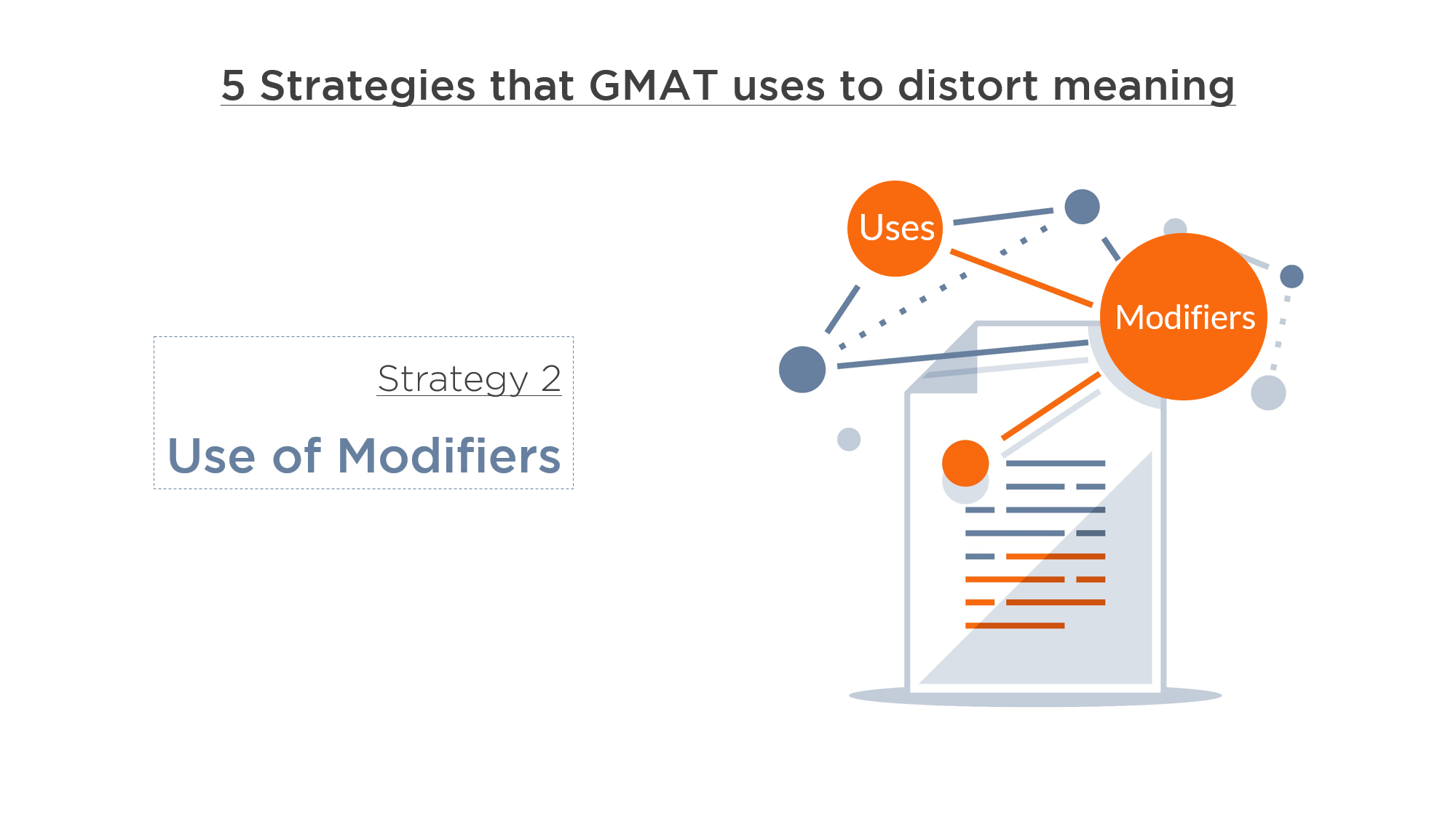 GMAT and Meaning – Part 2: Strategy 2 – Use of Modifiers