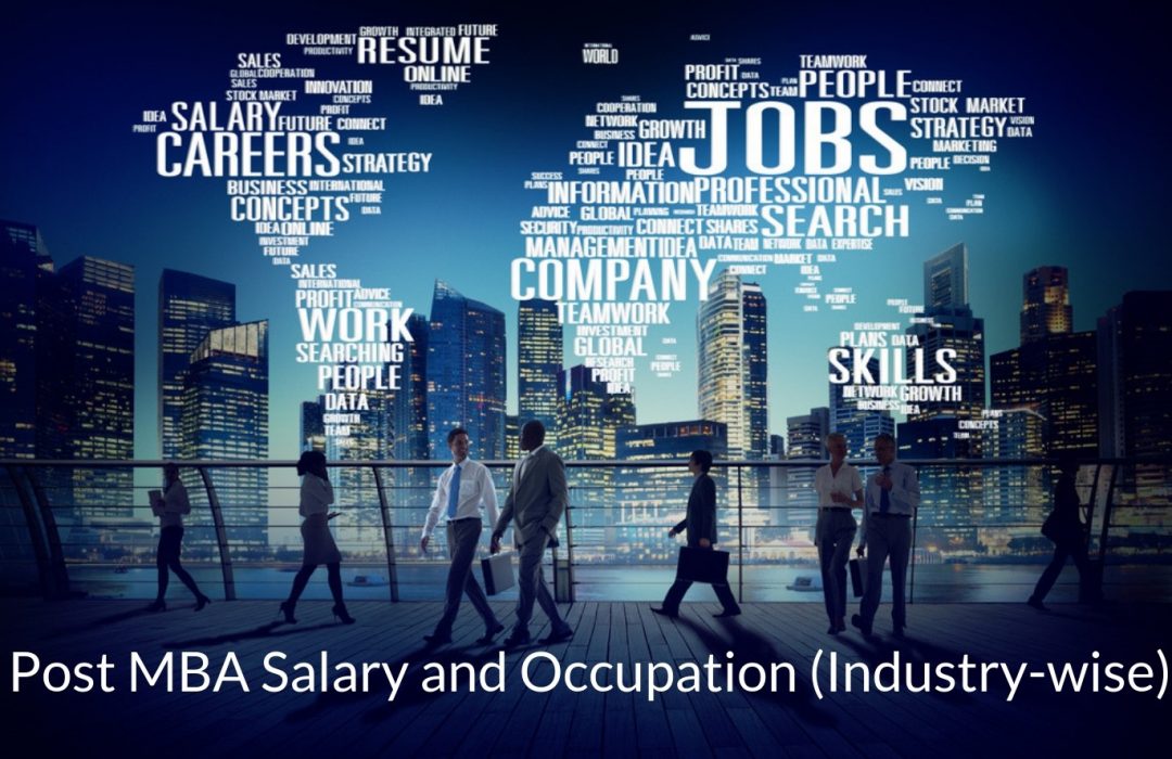 MBA Salary, Occupations and Career Prospects (Industrywise)