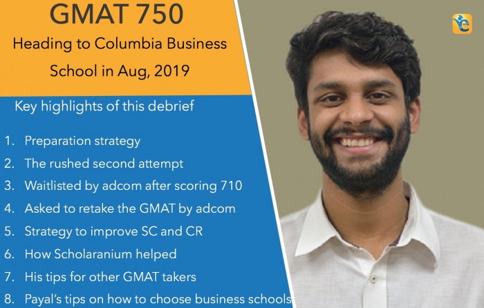 750 GMAT Score with Admits from Columbia and Michigan Ross – Aayush’s GMAT Journey