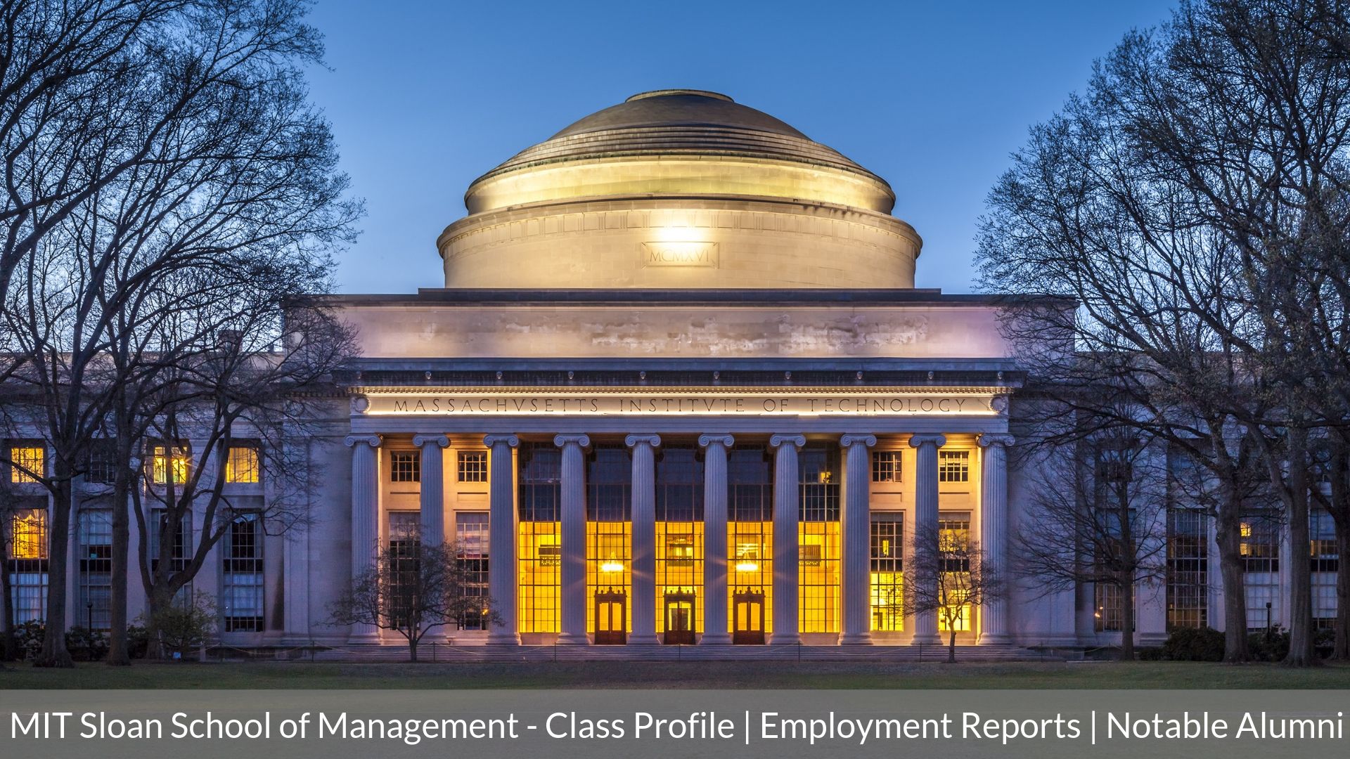 MIT Sloan School of Management - MIT Sloan MBA - Class Profile _ Employment Reports _ Notable Alumni