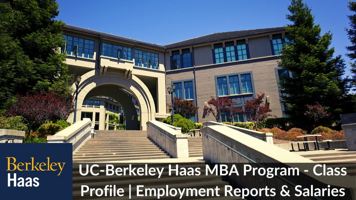 UCBerkeley Haas MBA Class Profile 2024 Employment Reports