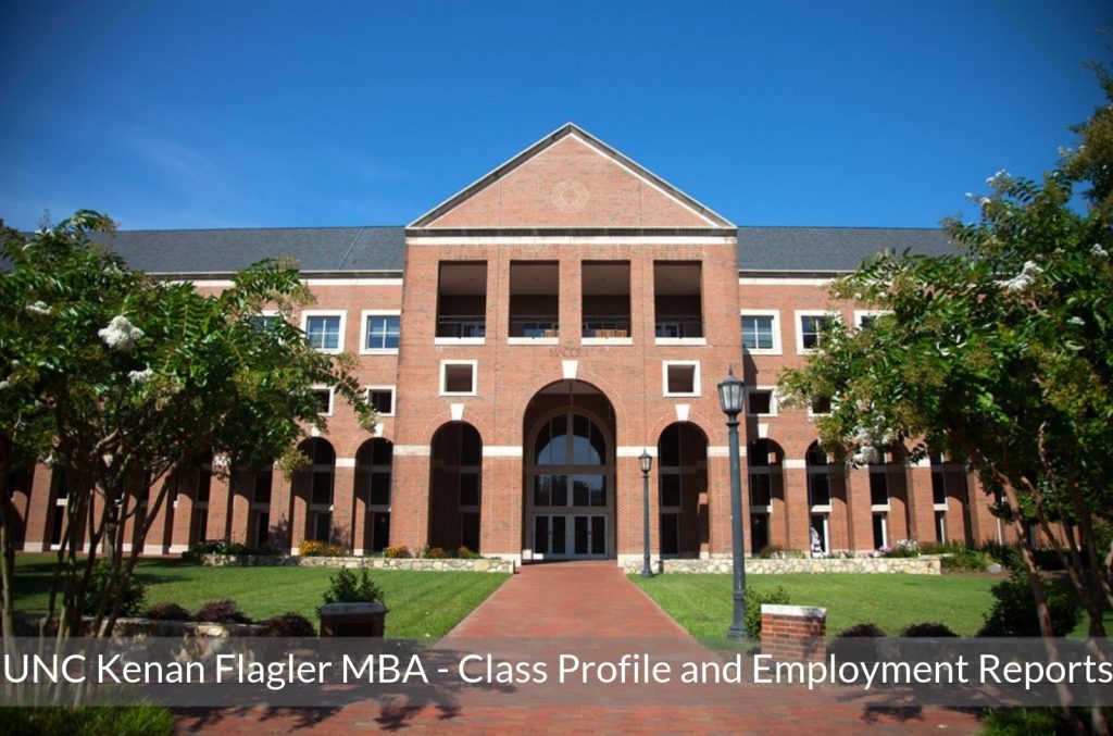 UNC Kenan Flagler Business School MBA Program - Class Profile, Career and Employment Outcomes
