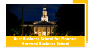 Top MBA programs for finance - Harvard 