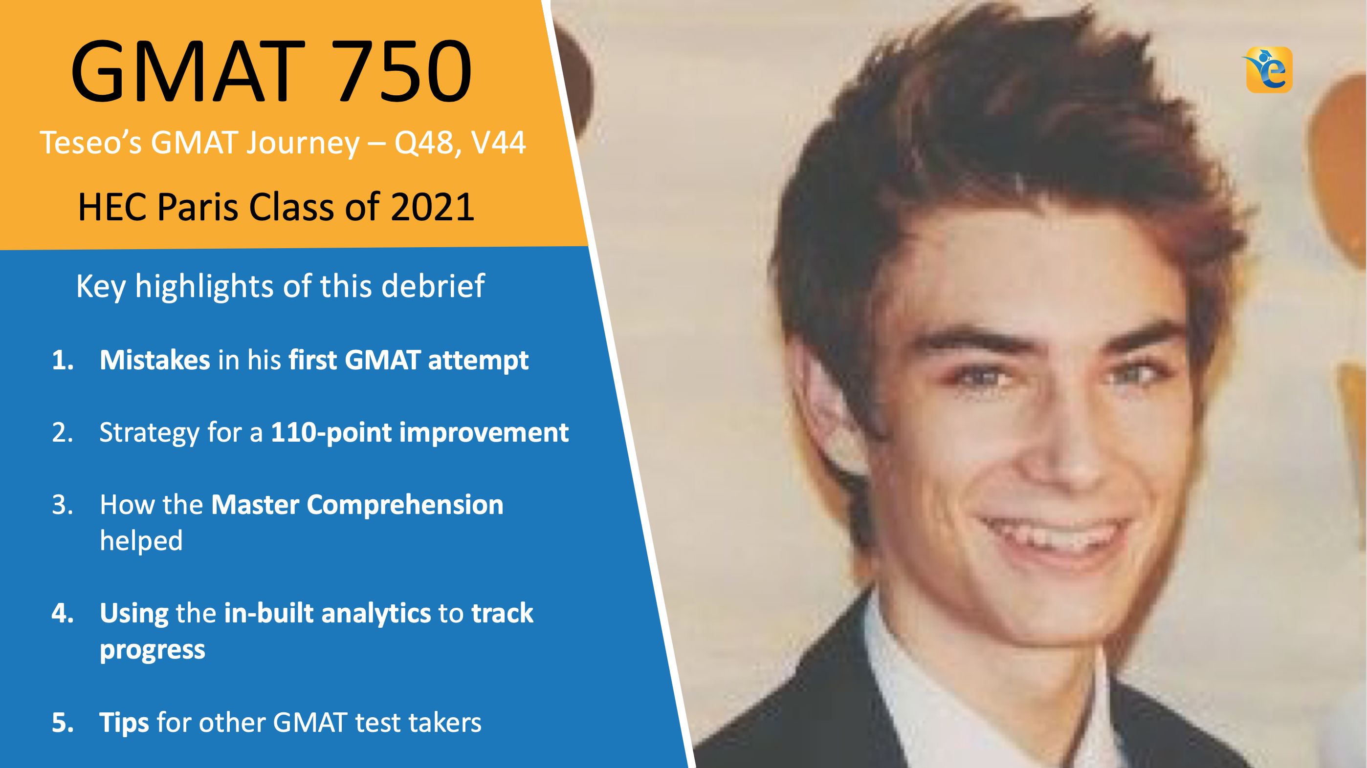 GMAT 640 to 750 in 6 weeks – Here’s How Teseo aced the GMAT (110-point score improvement)