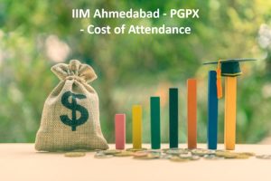 IIM Ahmedabad PGPX Cost of attendance