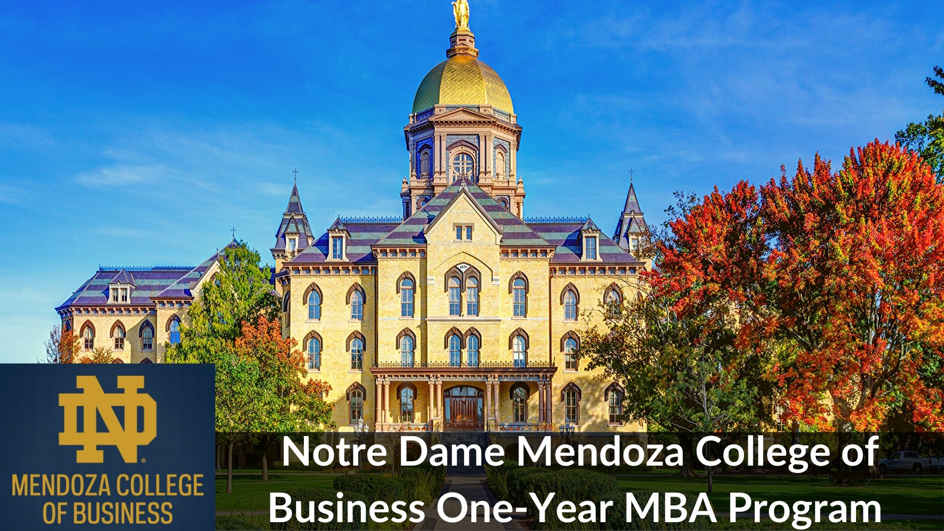 Notre Dame 1-Year MBA Program