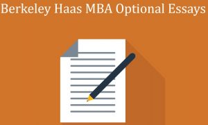 Haas MBA optional essays