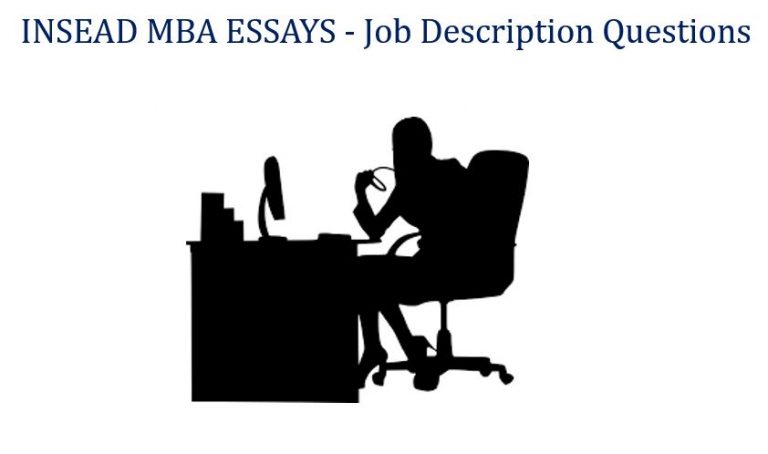 insead mba application essays