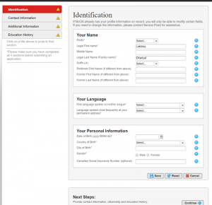 Mcgill MBA online application