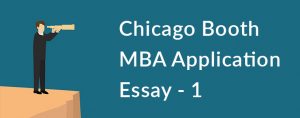 uchicago booth mba essay