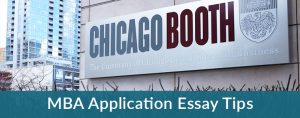 chicago booth mba application essay