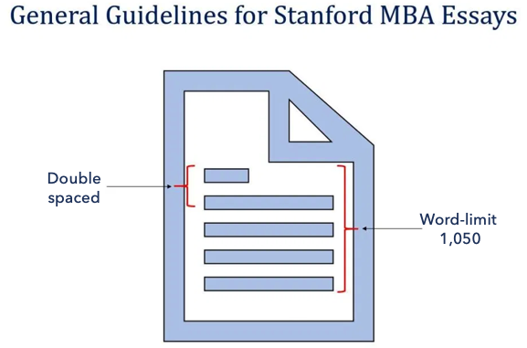 Stanford MBA essay guidelines