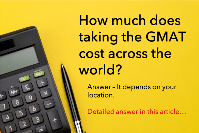 Cost of GMAT across the world