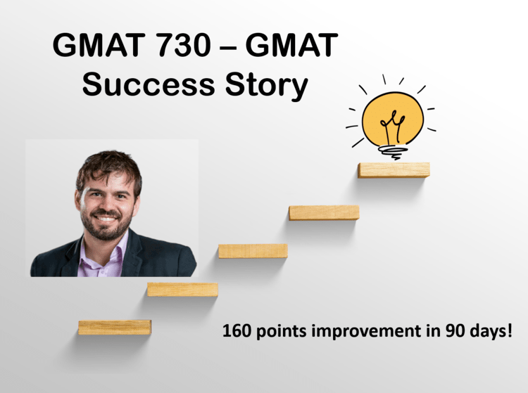 How Leon scored GMAT 730 with 160 points improvement in 90 Days?