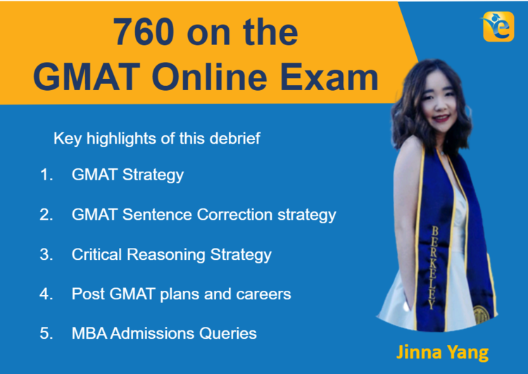 760 on the GMAT Online Exam  – Jinna Yang GMAT Success Story
