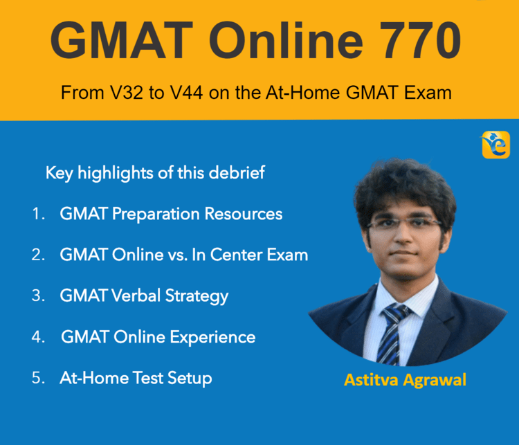 GMAT 770 (Q50,V44) | Verbal Strategy and At-home Exam Experience