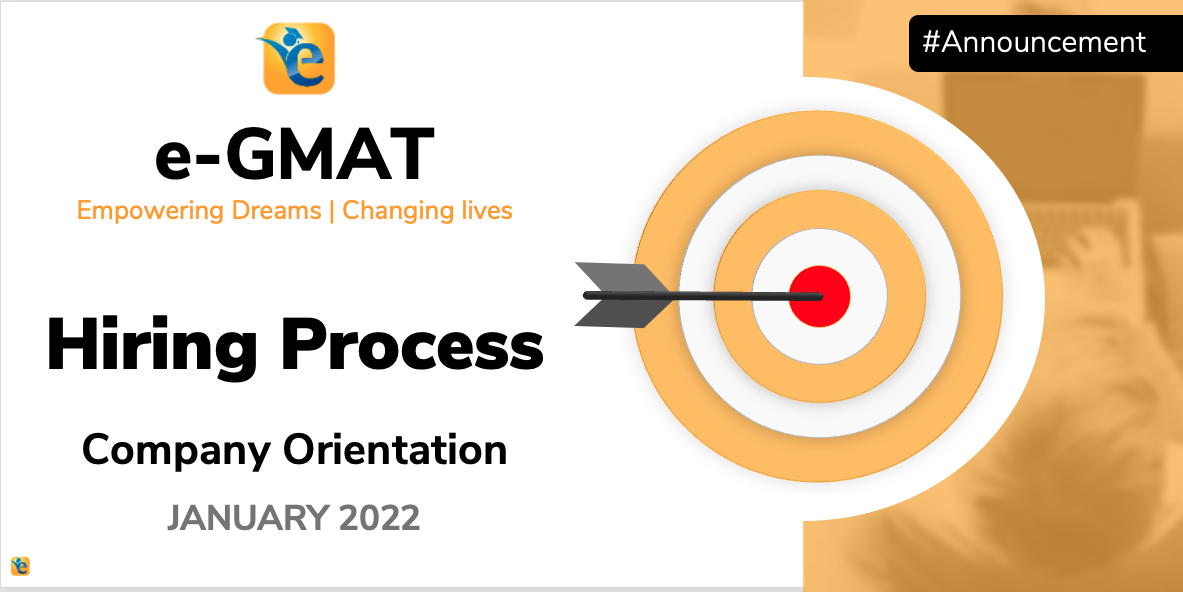 e-GMAT hiring process 2022