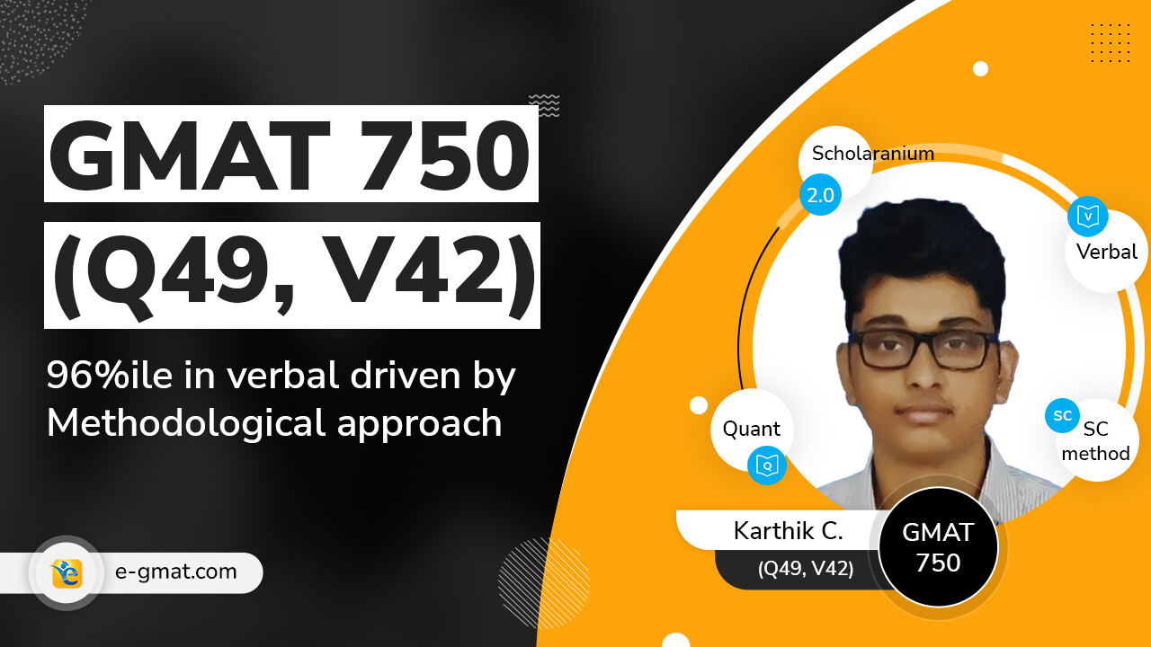 Karthik’s preparation journey to achieve 98th percentile in the GMAT ...