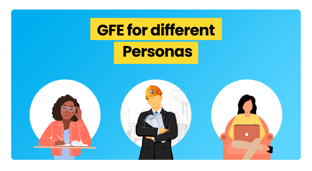 GFE for different personas