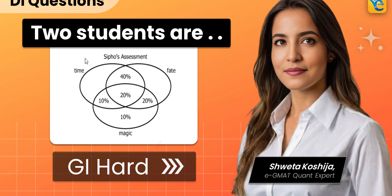 Two students are discussing three themes | Venn Diagram | GMAT | DI | GI | Hard | OG