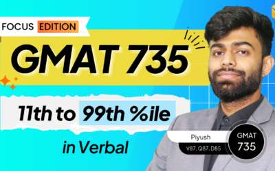 From GMAT 400 to 735: A GMAT Journey of Mindset Transformation & Strategic Mastery