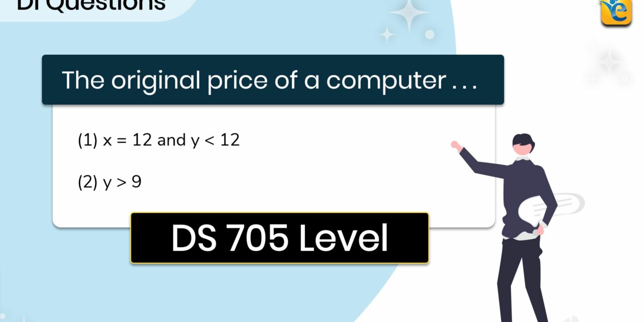 The original price of a computer was increased by x% | GMAT | DI | DS | Hard | OG