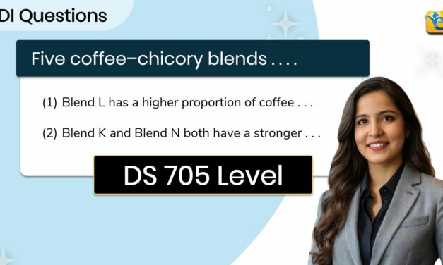 Five coffee – chicory blends -J, K, L, M, and N | GMAT | DI | DS | Hard | OG