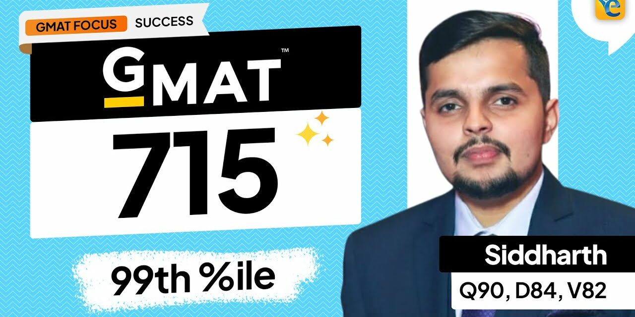 GMAT Focus Success: 715 in 40 days | 98th percentile in Data Insights