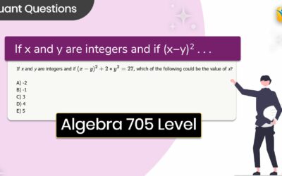 If x and y are integers and if (x−y)^2 | GMAT | Quant | Algebra | Hard | GFE Mock