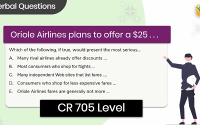 Oriole Airlines plans to offer a $25 discount  | GMAT | Verbal | CR | Hard | GFE Mock