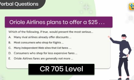 Oriole Airlines plans to offer a $25 discount  | GMAT | Verbal | CR | Hard | GFE Mock