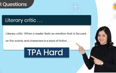 Literary critic: When a reader feels an emotion | GMAT | DI | TPAV | Hard | OG