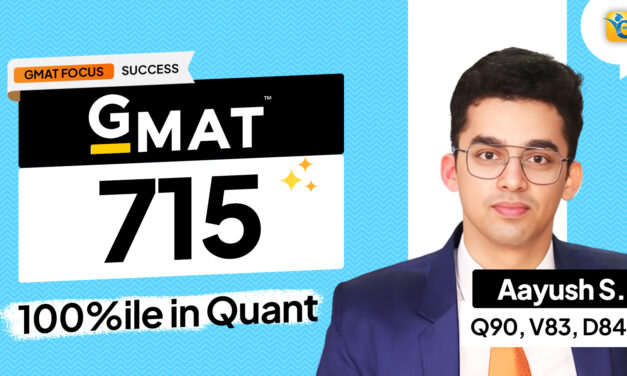 GMAT 715: Breaking the 99th Percentile Barrier  