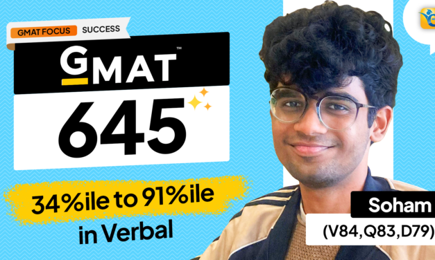 GMAT 645: How Data-Driven Strategy Led to an 80-Point Score Jump