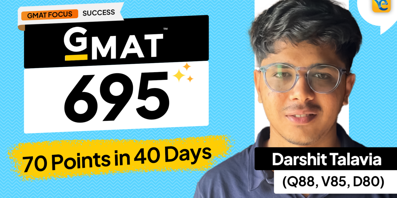 The 40-Day Sprint: An IIT Engineer’s GMAT Transformation