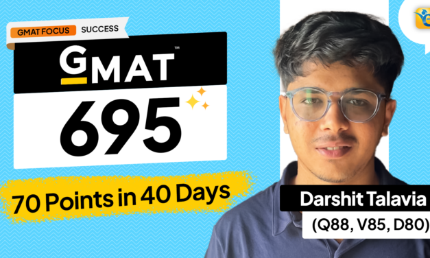 The 40-Day Sprint: An IIT Engineer’s GMAT Transformation