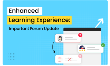 Enhanced Learning Experience: Important Forum Update