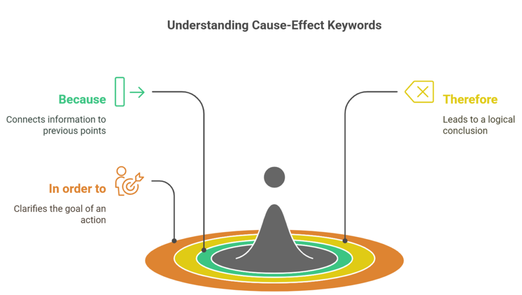 Understanding cause-effect keywords 